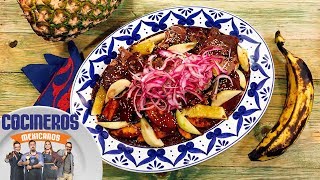 Receta Manchamanteles  Cocineros Mexicanos [upl. by Glenna683]