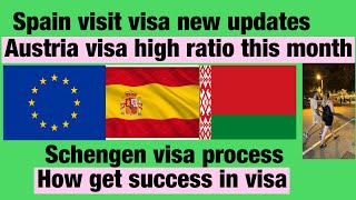 Schengen visit visa new updates  Spain visa new updates  Austria visa from Pakistan 🇵🇰 [upl. by Annavoeg]