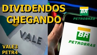 DIVIDENDOS DE PETROBRAS E VALE A VISTA [upl. by Tiana]