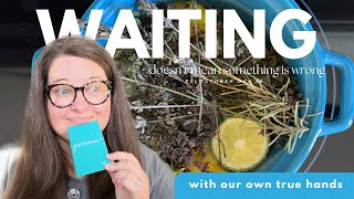 Waiting Doesnt Mean Something is Wrong vlogtober Day 25 [upl. by Einallem]