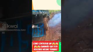 Motorista zerou o jogopra descer estrada lamacentacaminhão caminhoneiro [upl. by Nuajed]