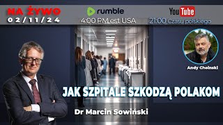 🔴 021124  LIVE 2100  Dr Marcin Sowiński  JAK SZPITALE SZKODZĄ POLAKOM [upl. by Atnohs105]