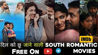 South Indian Romantic Love Story Movies List In Hindi  Sad Love Story In 2024  Review Reaction [upl. by Nonrev]