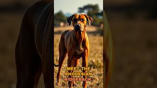 Meet the Rhodesian Ridgeback bigdog huntingdog activedog [upl. by Lyell920]