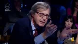 NIENTE DI PERSONALE 29032011  Lintervista a Vittorio Sgarbi [upl. by Nylleoj]