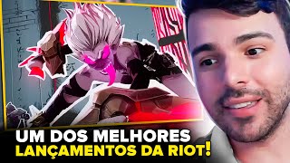 NOVO CAMPEÃO no LOL BRIAR MINERVA reage a CINEMATIC e HABILIDADES [upl. by Hgeilhsa]