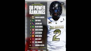 QB Power Rankings [upl. by Tingley172]