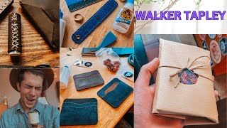 WALKER TAPLEY walkertapley leather smallbusiness artisanwalkertapleyco [upl. by Vasta]