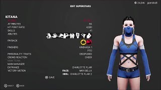 WWE 2K19  Mortal Kombat  Kitana Showcase [upl. by Bilow]