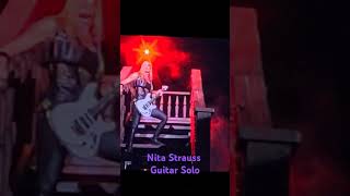 Nita Strauss Guitar Solo Freaks On Parade Tour 2024 Alice Cooper Burgettstown PA [upl. by Lehcyar172]