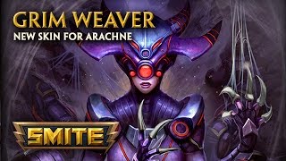 SMITE  New Skin for Arachne  Grim Weaver [upl. by Eelrac84]