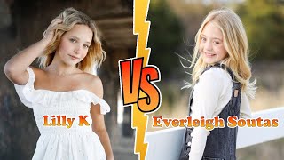 Everleigh Rose Soutas VS Lilly K Transformation 👑 New Stars From Baby To 2024 [upl. by Adiaz]