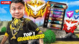 80000 Rank Score 😱 Top 1 Live Push with V Badge Youtubers ✌ freefire live tondegamer [upl. by Cailean]