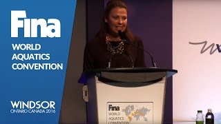 Opening Ceremony  FINA World Aquatics Convention  Windsor 2016 [upl. by Bullen]