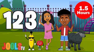 Counting Songs  Hip Hop Songs for Kids amp Trapery Rhymes  15 Hour Playlist  Jools TV [upl. by Anahsak]