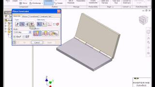 Autodesk Inventor Angle Constraint [upl. by Noivax]