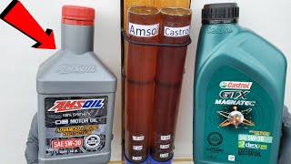 Amsoil vs castrol motor oil [upl. by Rimahs214]