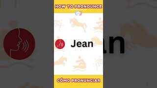 Comment prononcer JEAN  howtopronouncefrench prénom commentprononcer french [upl. by Airetahs]