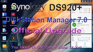 Synology DiskStation Manager 70 🪛 Official Upgrade ⚙ [upl. by Akcire]