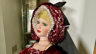 Veronica 1530 Henrician Tudor Replica Fashion Doll [upl. by Yovonnda]