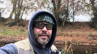 Frensham Trout Fishery  Nymphs and Top Water Action In Winter [upl. by Misa]