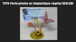 TUTO porte photos en bioplastique végétal Ekolori [upl. by Ewens]