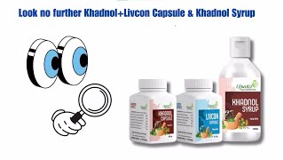 KhadnolLivcon CapsuleampKhadnol Syrup Combi Pack I KidneyampGall Bladder Stone Kit [upl. by Nlycaj]