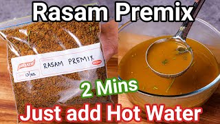 2 Mins Rasam  Just Add Hot Water  Healthy Tasty Rasam for Travel or Hostel  Instant Rasam Premix [upl. by Lamak874]