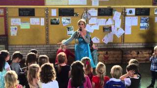 Frozen elsa let it go Emma Gilmour live singing kids party entertainer [upl. by Adoc726]