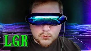 LGR Oddware  Sony Glasstron HMD from the 90s [upl. by Augy]