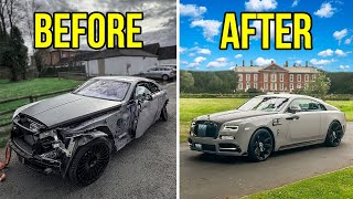 REBUILDING MARCUS RASHFORDS MANSORY ROLLS ROYCE WRAITH  FULL BUILD [upl. by Yaner202]