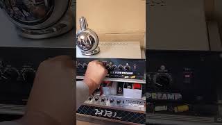 DIY guitar amplifier distortion with EVM12S amp PRS MCCARTY [upl. by Lirbij]