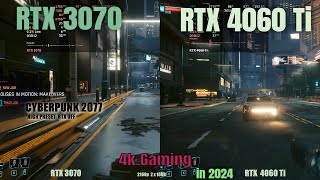 RTX 3070 vs 4060 Ti Which One is Better for 4K Gaming [upl. by Lalise]