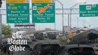 Boston Sumner Tunnel closure causes mass traffic build up [upl. by Ula]