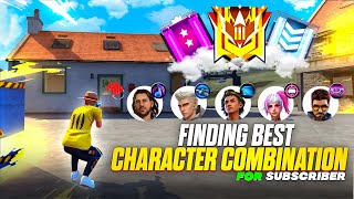 Finding best character combination for br rank grandmaster  br rank push tips and trick MONU KING [upl. by Fezoj]