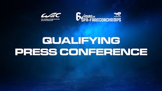 LIVE Qualifying Press Conference I 2023 TotalEnergies 6 Hours of Spa I FIA WEC [upl. by Nylaehs]