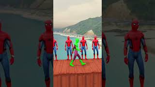 GTA 5 Spiderman Ragdolls  Jumps  Fails ep32 shorts [upl. by Ynnaf310]