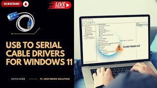 PL2303TA DOES NOT SUPPORT WINDOWS 11 OR LATER PLEASE CONTACT YOUR SUPPLIER  DRIVERS FOR WINDOWS 11 [upl. by Nomelihp489]