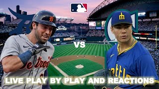 Detroit Tigers vs Seattle Mariners Live PlayByPlay amp Reactions [upl. by Eugine]