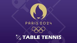 LIVE🔴 Table Tennis Paris 2024 Olympics  乒乓球 [upl. by Htaras]