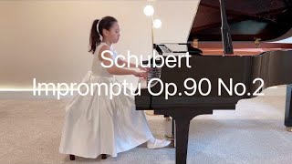 Schubert  Impromptu in Eflat Major Op90 No2 [upl. by Naeruat]