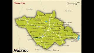 map of Tlaxcala  Mexico [upl. by Armilla]