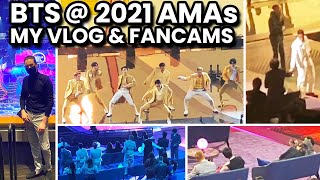 I SAW BTS  THE AMAs my storytime amp all my fancam footage [upl. by Ellehciram]