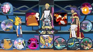 Ash vs Leon Full 6v6 Battle  Pokemon Journeys Ep 129130131132  Pokemon Sword and shield [upl. by Irianat]