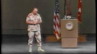 Part 1 Schwartzkopf Speech to Corps of Cadets 591 [upl. by Loftis]