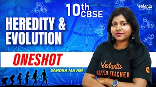 Heredity amp Evolution  One Shot  CBSE Class 10 Biology  Sandra Maam [upl. by Nodanrb634]