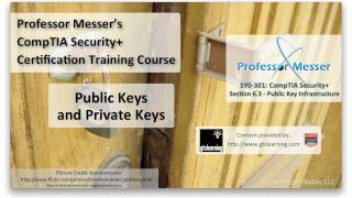 Public and Private Keys  CompTIA Security SY0301 63 [upl. by Navy]