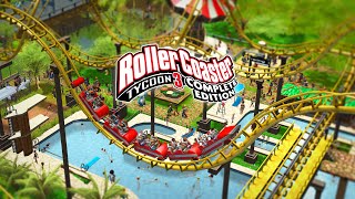 ULTIMATE PARK BUILDER Roller Coaster Tycoon 3 Complete Edition  New PC VERSION IS BEST GAME EVER [upl. by Swift]