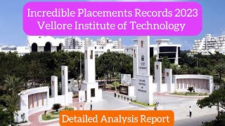 Incredible 2023 Placements RecordsVITVellore Institute of TechnologyDetailed AnalysisDinesh [upl. by Hugon]