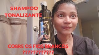 SHAMPOO TONALIZANTE Cobre todos os cabelos brancos em 5 minutos seráglamur [upl. by Ardnuat]